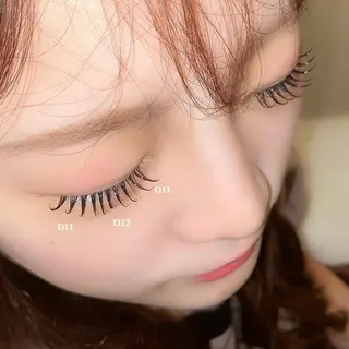 マツエク・マツパ 肌に馴染むハイトーン /ミルクティーカラーのヘアスタイル