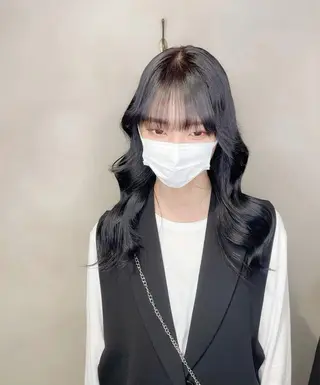 ロング カラー 泉 堅也のヘアスタイル