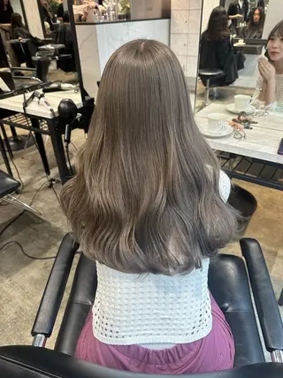 ロング カラー 池袋/透明感カラー 🎀Yuri🎀のヘアスタイル