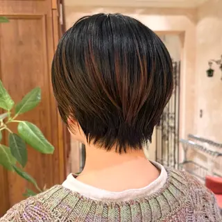 ショート ショートカット / 銀座/ 青山莉奈のヘアスタイル