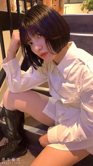 ショート カラー 🤍aimi🤍 ウルフ/韓国ヘアのヘアスタイル