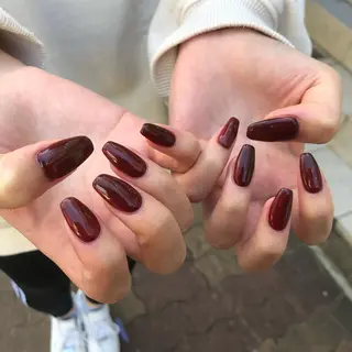 ロング カラー ヘアアレンジ キッズ ネイル マツエク・マツパ 福田 加奈のネイルデザイン