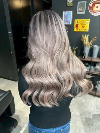 ロング 💎透明感カラー💎 bAteAu あまねのヘアスタイル