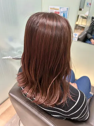 ロング カラー カラーモデル/暖色 /愛海のヘアスタイル