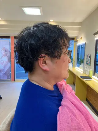 ショート パーマ 横田  尚登のヘアスタイル