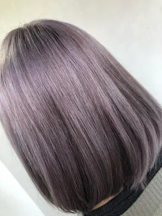 カラー ブリーチ毛縮毛矯正 👑山口のヘアスタイル