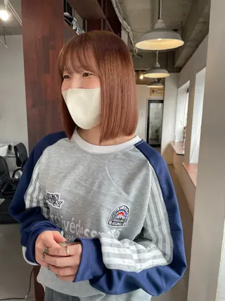 ショート カラー silo所属・silo MOKA 顔周りカット🦦のヘアスタイル