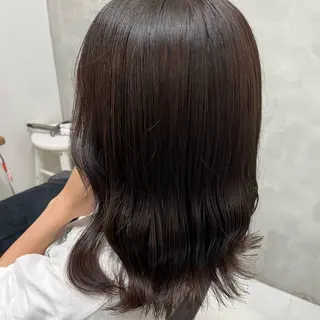 ミディアム カラー risa🌟池袋/ カットモデル/カラーのヘアスタイル