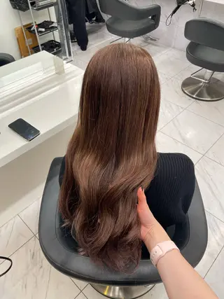 ロング カラー 🎀暖色/ラベンダー /paru🤍のヘアスタイル