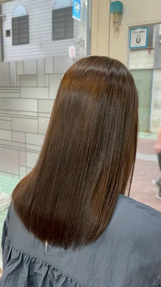 カラー 艶髪🥣透明感カラー 🫧前田奈津実のヘアスタイル