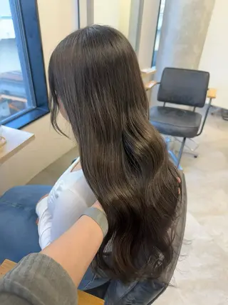 ロング カラー ヘアアレンジ Himawari♡ 柔らかいカラーのヘアスタイル