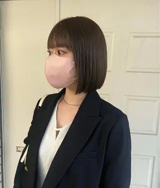 ショート まろやか透明感カラー ♡MANAのヘアスタイル