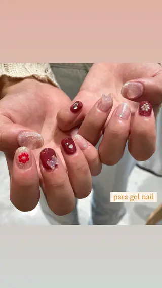 ネイル 淡色ネイル 🎀moeのネイルデザイン