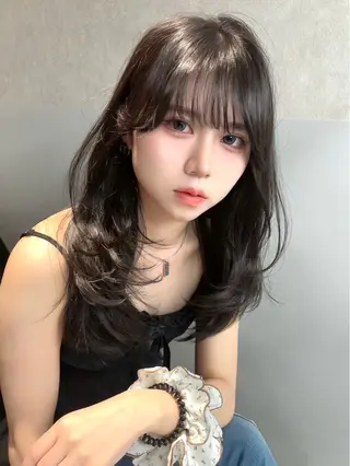 ロング カラー Hiroki 韓国ヘア🇰🇷のヘアスタイル
