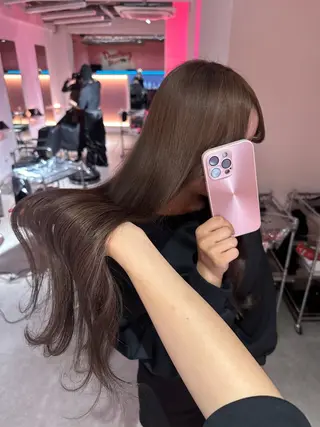 ロング ブリーチカラー 特化/MAHIROのヘアスタイル