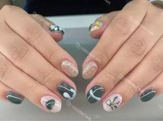 ネイル 神田 ココナッツのネイルデザイン