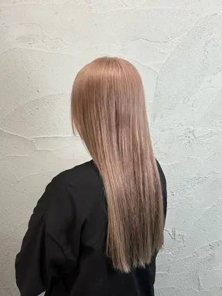 ロング カラー 【柏】ハイトーン× 美髪矯正💫だいちのヘアスタイル