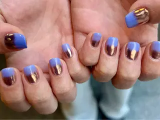 ネイル 個性派ニュアンス nuts nail所属・【池袋】nuts nail　なつみのネイルデザイン