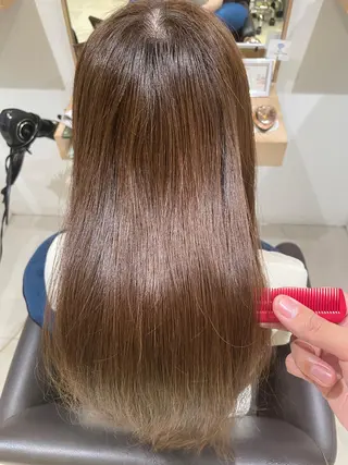 ロング カラー 宮澤  タケル ミディアムヘアのヘアスタイル