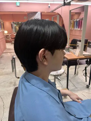 ショート メンズ 大阪韓国メンズ特化 LUNAのヘアスタイル