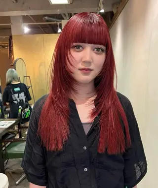 ロング ブリーチ/ハイトーン 心斎橋/honokaのヘアスタイル