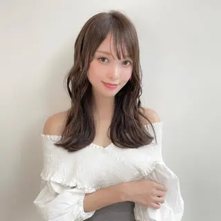 セミロング カラー 🍎ハイトーンカラー /MANA🍎のヘアスタイル