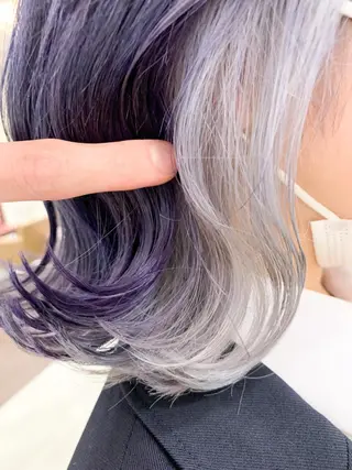 ミディアム 🍀ケアブリーチ カラー🍀坂井のヘアスタイル