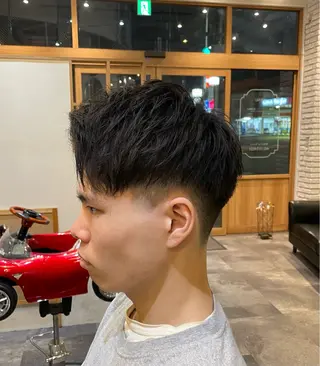 ショート メンズ smilehair国分寺店所属・💈barber 中根 龍星のヘアスタイル