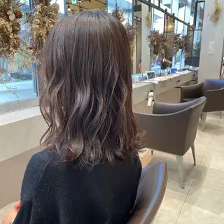 ミディアム カラー 【脱白髪染め】【髪質 改善】仲井槙一のヘアスタイル