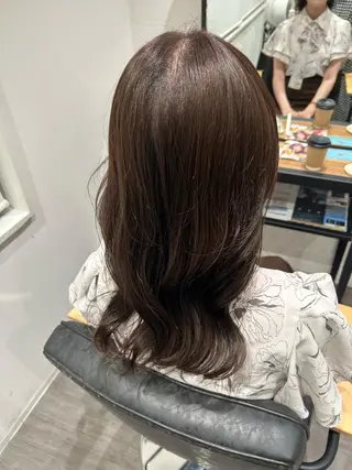 セミロング 片平 帆香のヘアスタイル