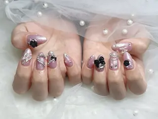 ネイル 【Eclat ｴｸﾗ】nail＆beauty所属・Eclat〔ｴｸﾗ〕 MOEKA𝜗𝜚*のネイルデザイン