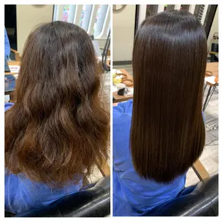 セミロング カラー ブリーチ特化／ハイト ーン／ホワイトカラーのヘアスタイル