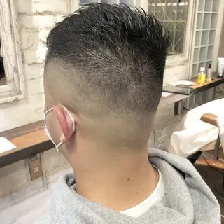 ショート メンズ メンズ/フェード/ バーバー/盛山大地のヘアスタイル