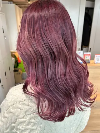 セミロング カラー 髪質改善特化型美容師 🫧岡本璃来🫧のヘアスタイル