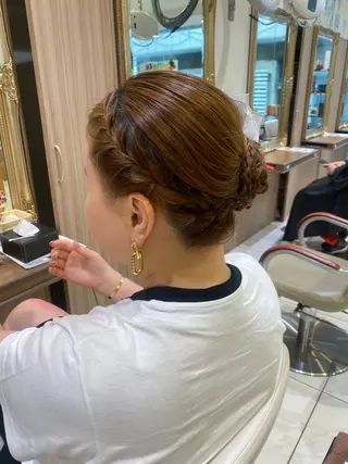 ロング ヘアアレンジ 古川 琴美のヘアスタイル
