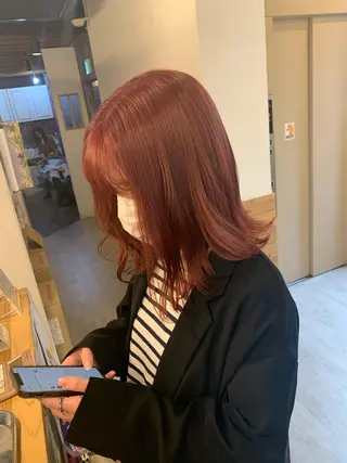 セミロング hair＆make LAMP所属・LAMP mashiroのヘアスタイル