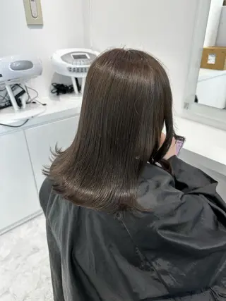 セミロング カラー ♡上品韓国髪♡ブラ ウン/SAYATOのヘアスタイル