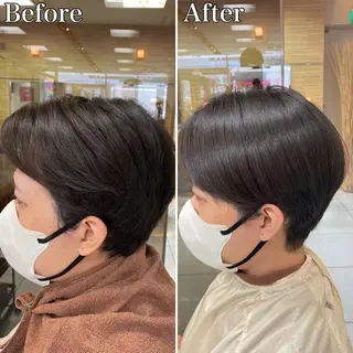 ショート パーマ メンズ 🔮メンズ縮毛矯正 毛流れパーマ💎竹永のヘアスタイル