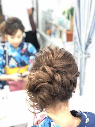 ヘアアレンジ laera 佐藤のヘアスタイル