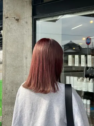 ミディアム カラー arika ミズキのヘアスタイル