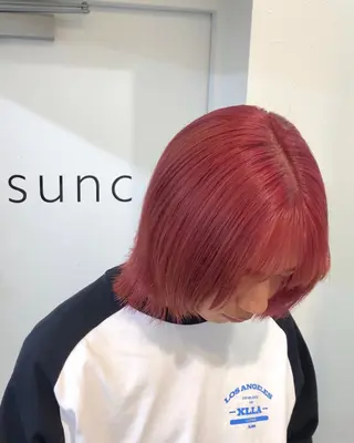 ショート カラー メンズ sunc所属・梅田l大人韓国ヘア レイヤー×艶カラーのヘアスタイル