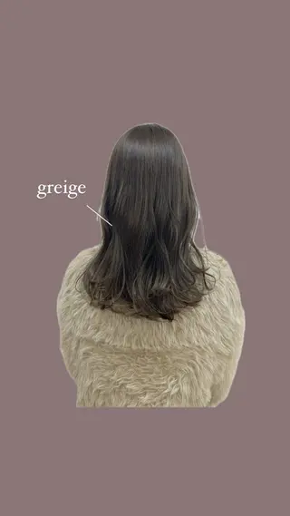 セミロング 藤本 静香のヘアスタイル