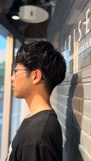 ミディアム パーマ メンズ FRISEUR/山本 美芽のヘアスタイル