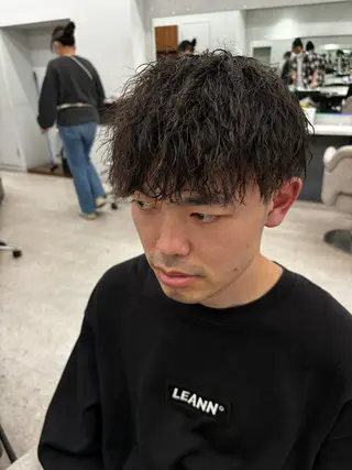 パーマ メンズ 🍐シャドウパーマ メンズ特化/守岡🍐のヘアスタイル