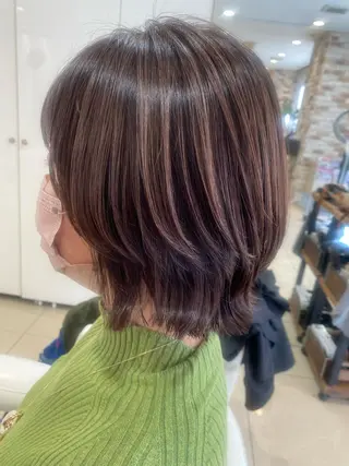 ショート カラー 🩵波巻き／ツイスパ HARU💎のヘアスタイル