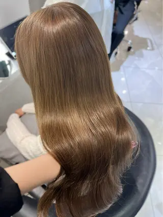 ロング カラー 韓国レイヤー×モテ髪 /MITSUKI🤍のヘアスタイル