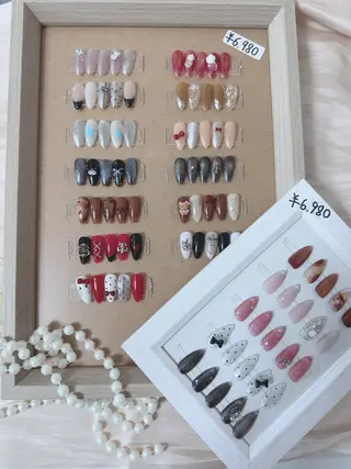 ネイル kao nail マグネット/長さだしのネイルデザイン