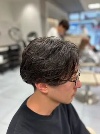 ショート パーマ メンズ メンズ特化韓国風 パーマスタイル/りんのヘアスタイル