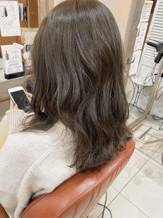ミディアム カラー ヘアアレンジ 増子 幹樹のヘアスタイル