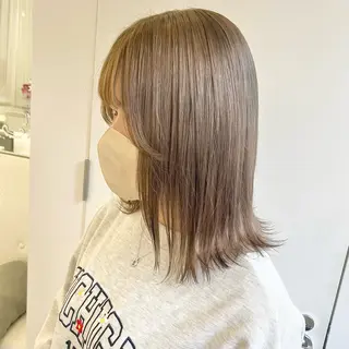 ミディアム カラー ParveMix￤ 大賀さつき🍨🤍のヘアスタイル